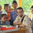Siswa SD YKP Pertamina mengikuti pemeriksaan kesehatan mata dalam program SHU Eco-vation Day: Lensa Energi